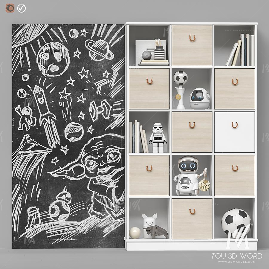Toys and furniture set 93